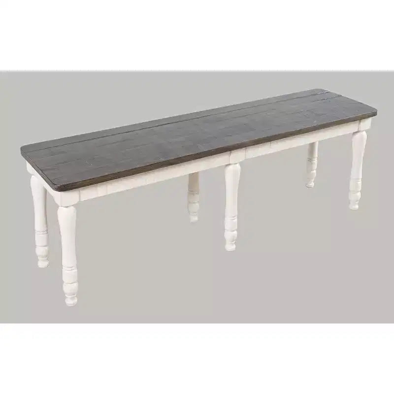 County Rustic Reclaimed Pine Farmhouse 54 Dining Bench