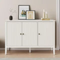 White three-door sideboard