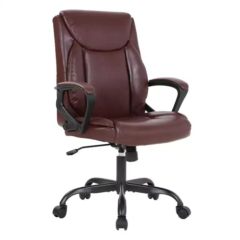 Office Chair Computer Chair with Breathable PU Leather