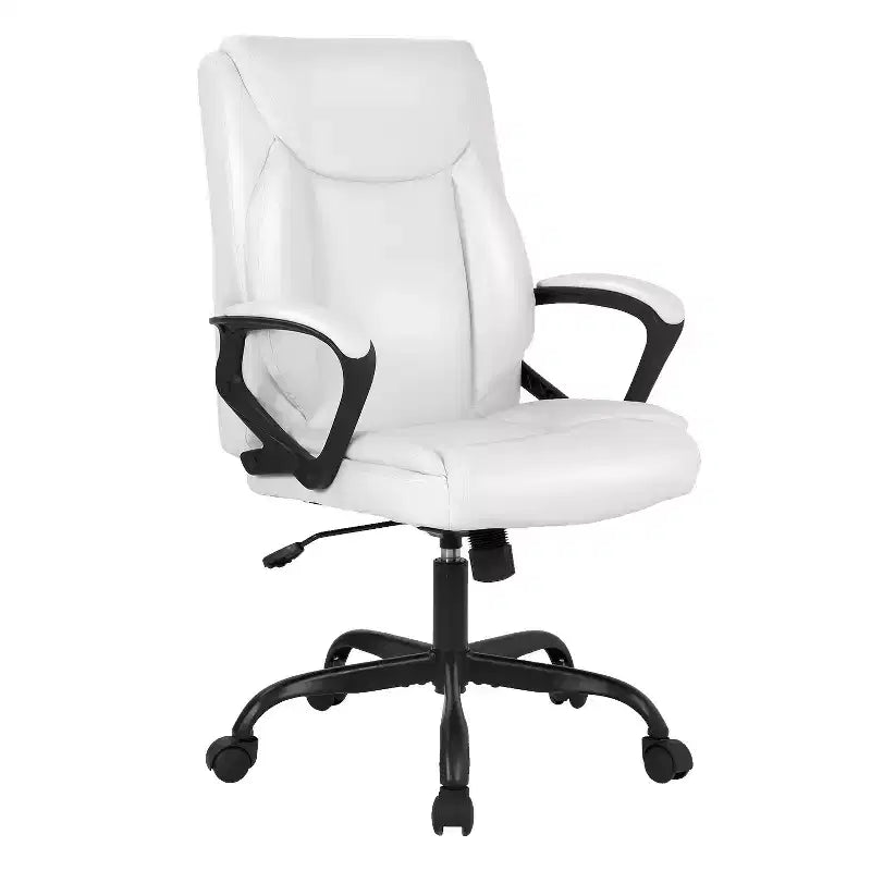 Office Chair Computer Chair with Breathable PU Leather