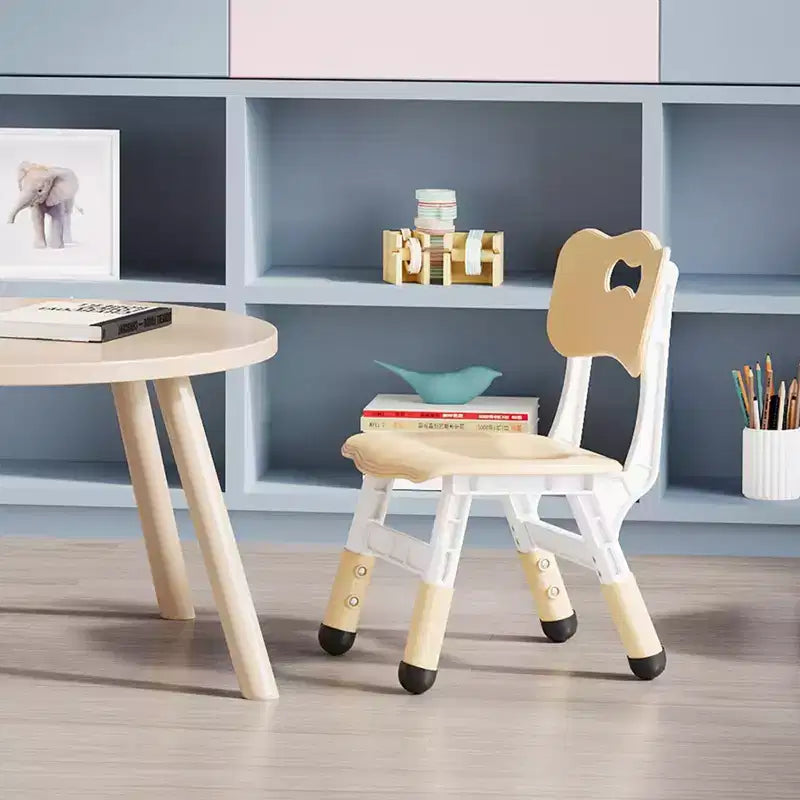 3-Level Height Adjustable Kids Chairs - Plastic Toddler Chairs with Non-Slip Pads for Children Ages 2-12