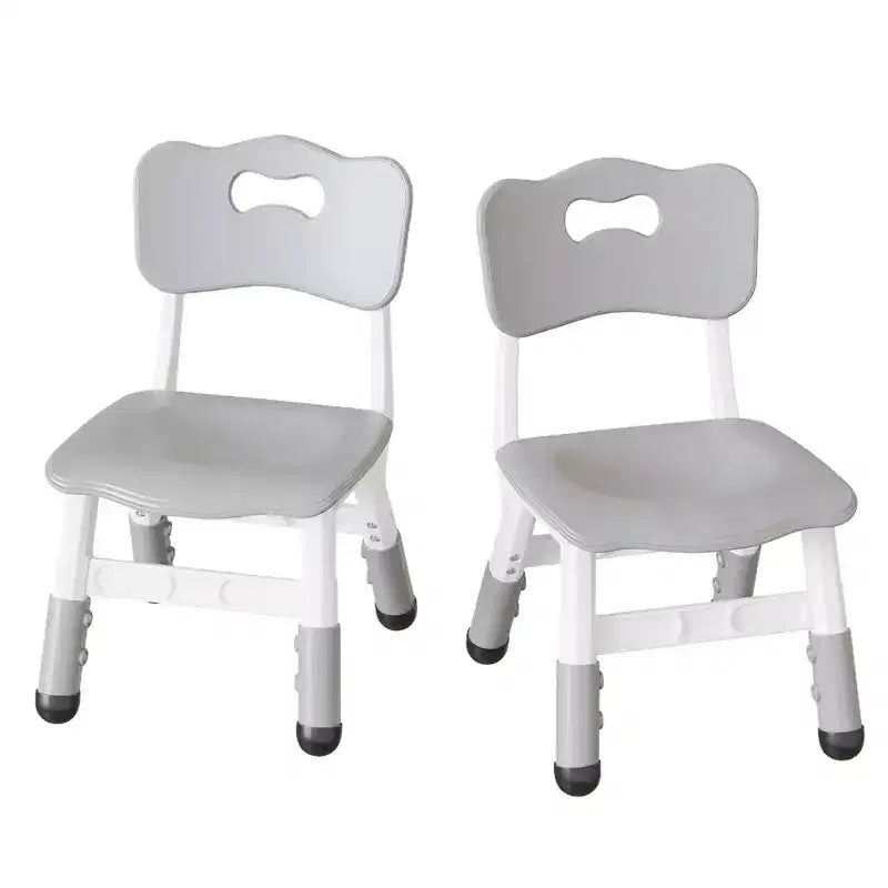 3-Level Height Adjustable Kids Chairs - Plastic Toddler Chairs with Non-Slip Pads for Children Ages 2-12