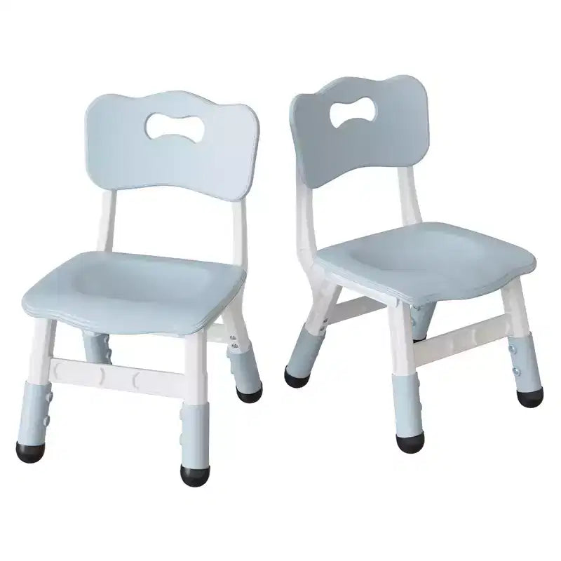 3-Level Height Adjustable Kids Chairs - Plastic Toddler Chairs with Non-Slip Pads for Children Ages 2-12