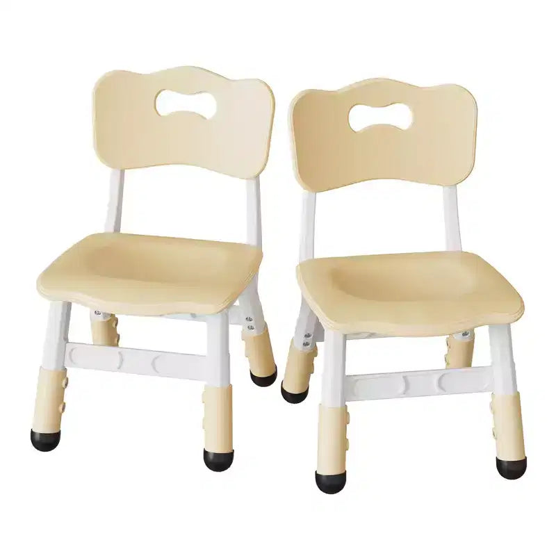 3-Level Height Adjustable Kids Chairs - Plastic Toddler Chairs with Non-Slip Pads for Children Ages 2-12