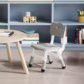 3-Level Height Adjustable Kids Chairs - Plastic Toddler Chairs with Non-Slip Pads for Children Ages 2-12