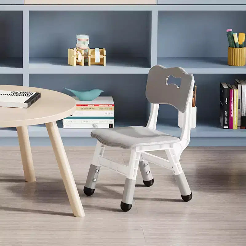3-Level Height Adjustable Kids Chairs - Plastic Toddler Chairs with Non-Slip Pads for Children Ages 2-12