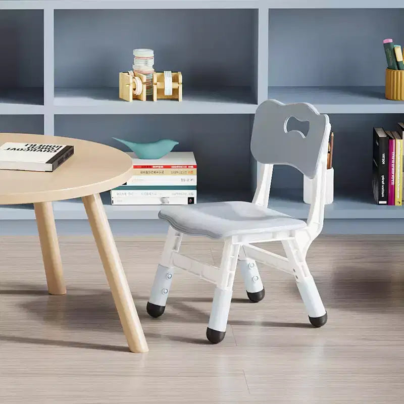 3-Level Height Adjustable Kids Chairs - Plastic Toddler Chairs with Non-Slip Pads for Children Ages 2-12