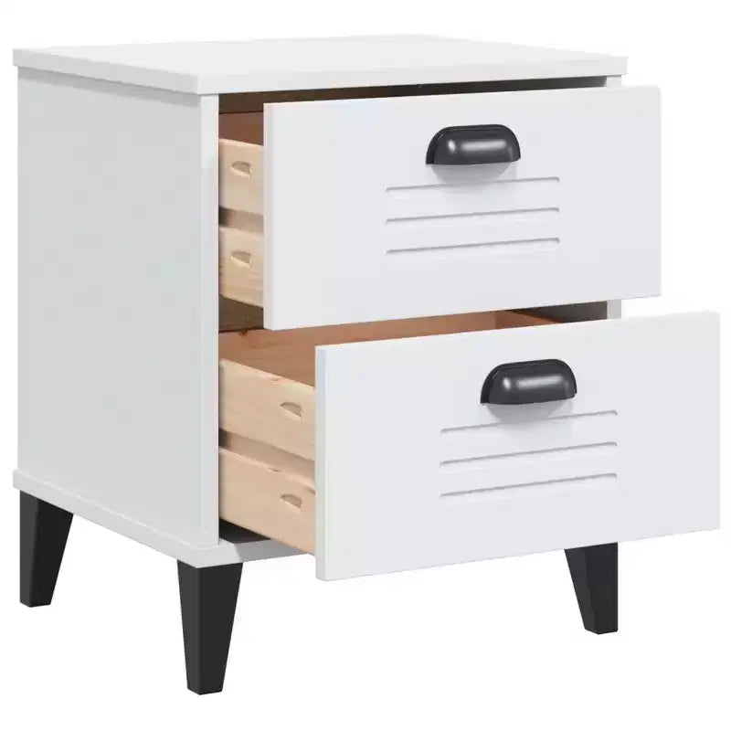 Bedside Cabinet Accent End Table Bedroom Furniture Engineered Wood