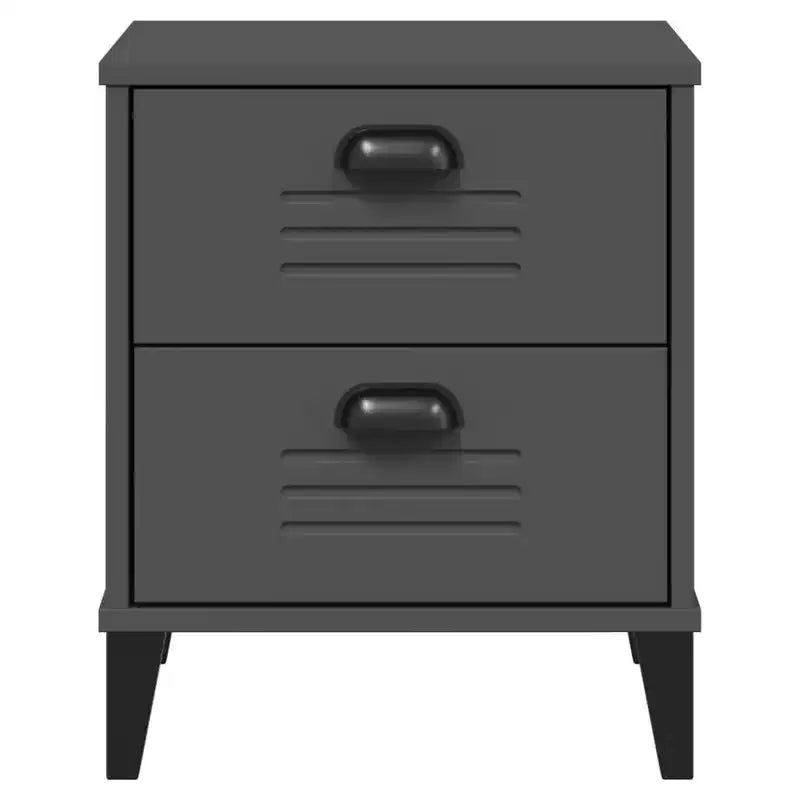 Bedside Cabinet Accent End Table Bedroom Furniture Engineered Wood