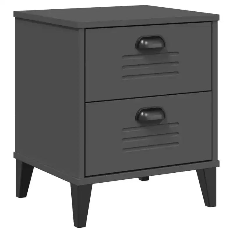 Bedside Cabinet Accent End Table Bedroom Furniture Engineered Wood