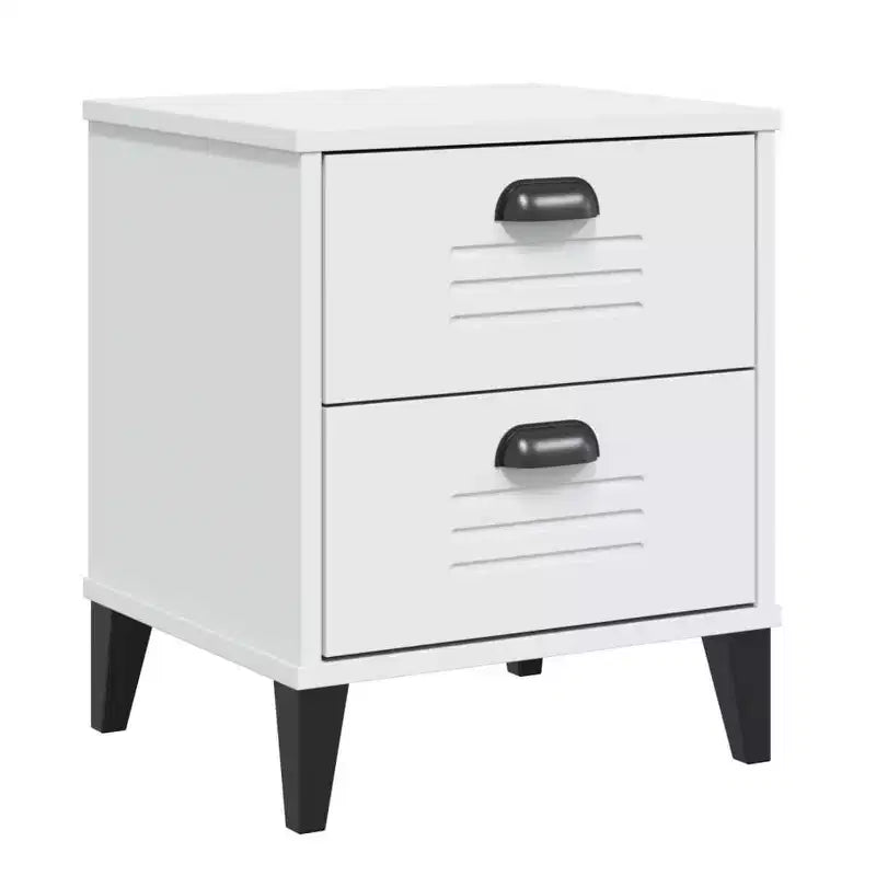 vidaXL Bedside Cabinet Accent End Table Bedroom Furniture Engineered Wood