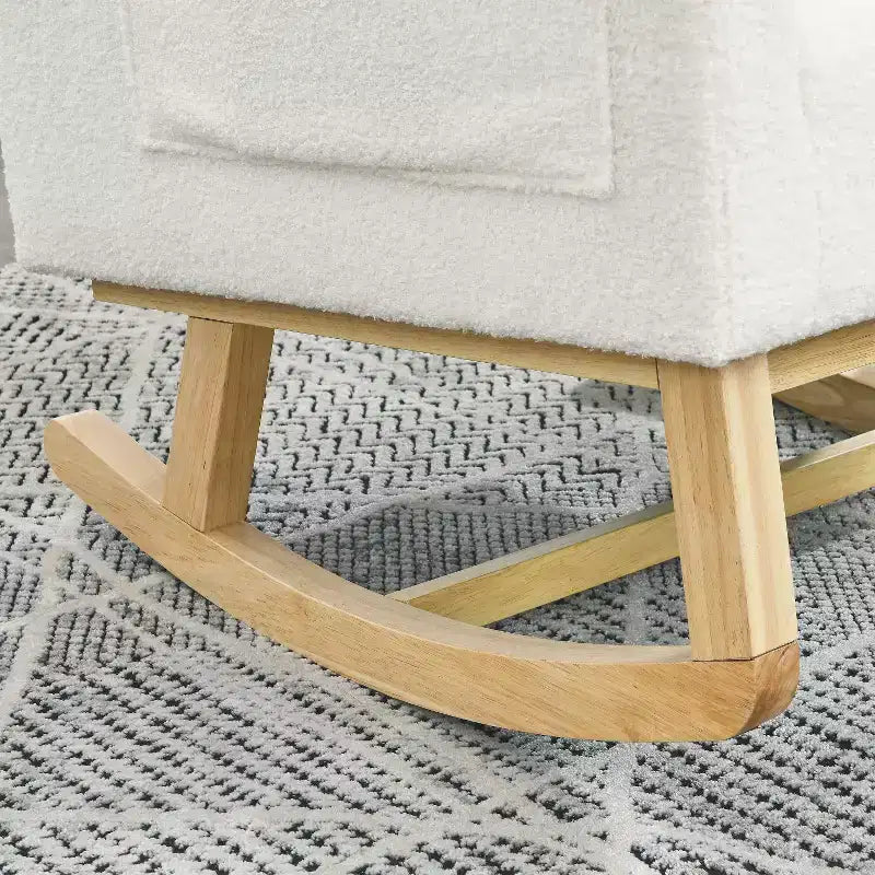 Modern Accent Chair High Backrest Lounge Chair Armchairs Rocking Chair