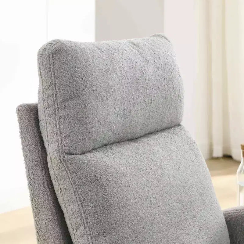 Modern Accent Chair High Backrest Lounge Chair Armchairs Rocking Chair