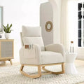 Modern Accent Chair High Backrest Lounge Chair Armchairs Rocking Chair