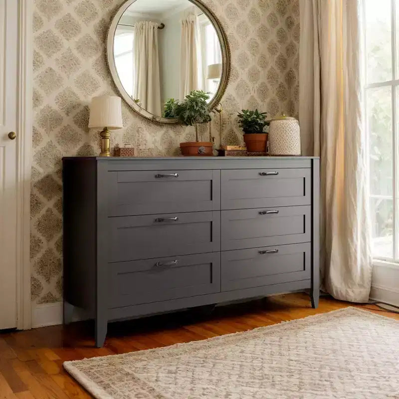 Vintage wooden drawer cabinet