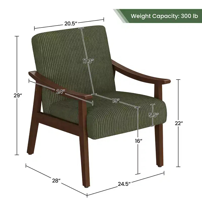 Modern style armchair