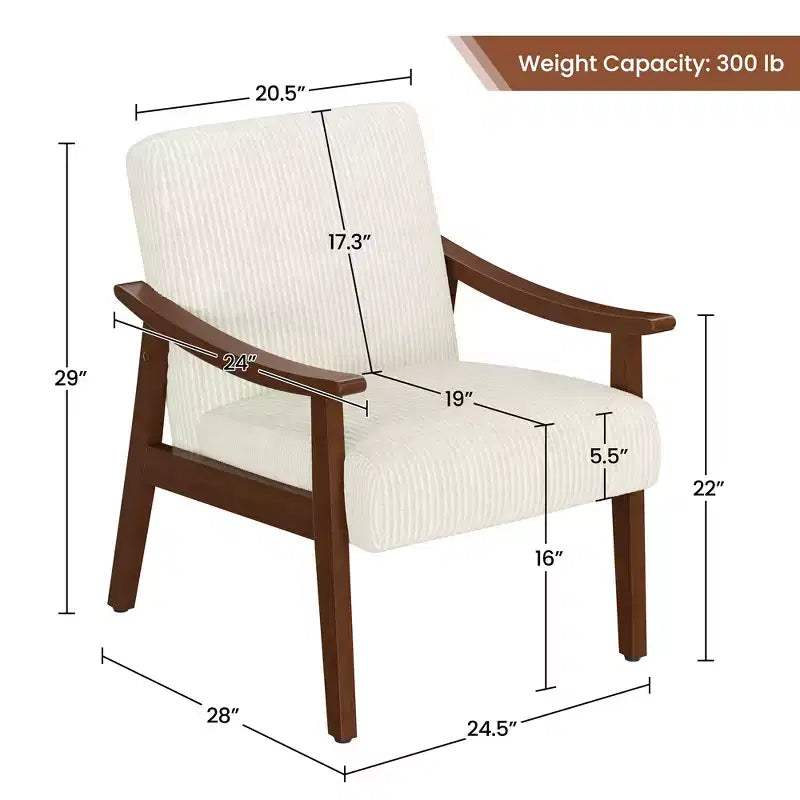 Modern style armchair