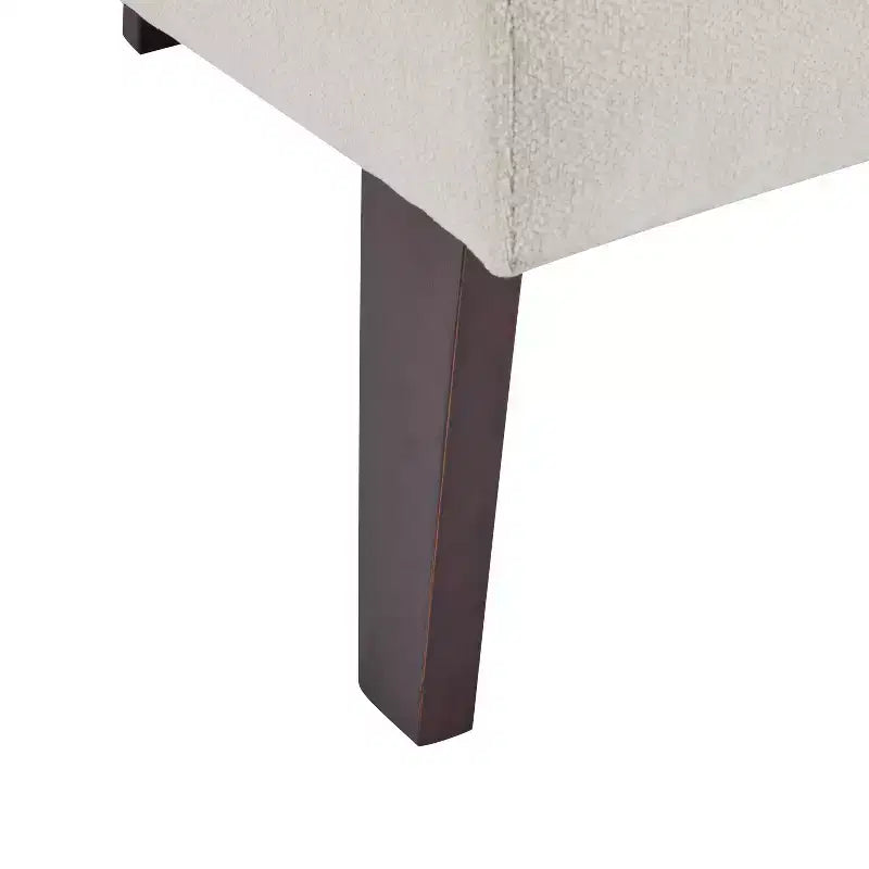 Mid-Century Modern Upholstered Accent Chair with Curved Back