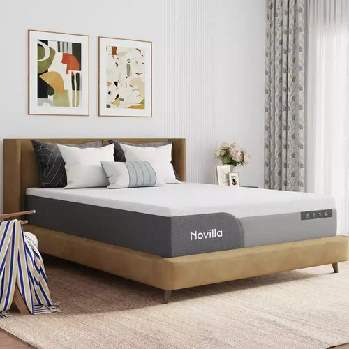 10/12/14 inch Medium Cooling Gel Memory Foam Bed-in-a-Box Mattress for Pressure Relief