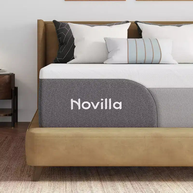 10/12/14 inch Medium Cooling Gel Memory Foam Bed-in-a-Box Mattress for Pressure Relief
