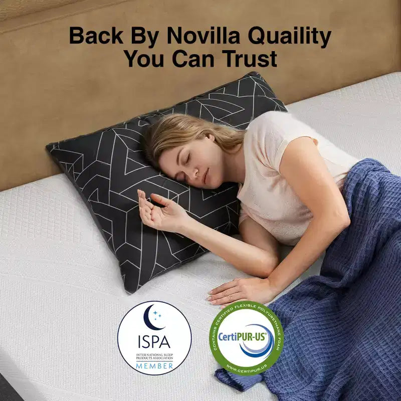 10/12/14 inch Medium Cooling Gel Memory Foam Bed-in-a-Box Mattress for Pressure Relief