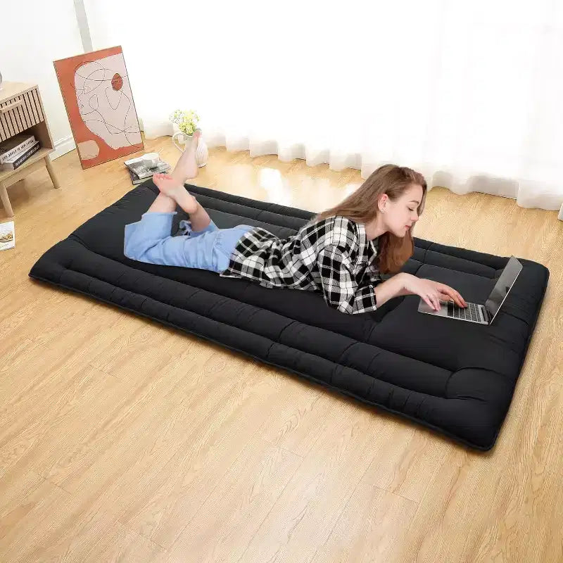 Futon Mattress, Floor Mattress Foldable Tatami Mat, Roll Up Floor Bed Mattress Kids Floor Play Mat, Floor Bed for Dorm House Guest