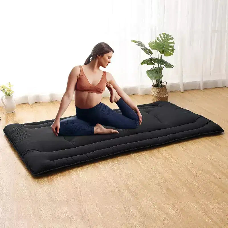 Futon Mattress, Floor Mattress Foldable Tatami Mat, Roll Up Floor Bed Mattress Kids Floor Play Mat, Floor Bed for Dorm House Guest