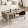 Farmhouse-style coffee table with storage function