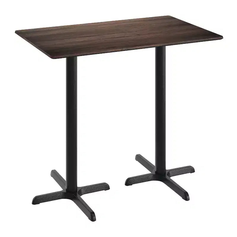 Flash Furniture Acadia Tabletop with TopGuard HPL Technology and Bar Height Base