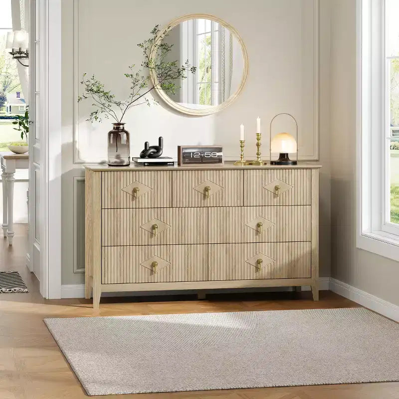 Modern white glass door side cabinet